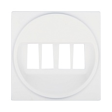 Накладка LK Studio аудио-розетки (белый) 857404-1