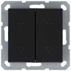 Выключатель двухклавишный Jasmart G3028PB