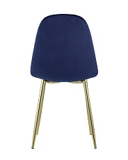 Кухонный стул Stool Group Валенсия велюр синий золотые ножки DC-93025I blue HLR-64 2