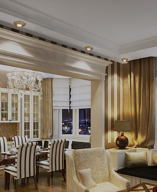 Встраиваемый светильник Reccagni Angelo Spot 1077 Oro Фото № 2