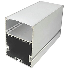 Профиль подвесной с рассеивателем серебро 2м. Apeyron 08-26