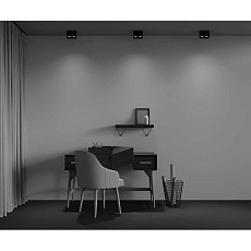 Потолочный светодиодный светильник Maytoni Technical Alfa Led C065CL-02-L12W3K-B 3