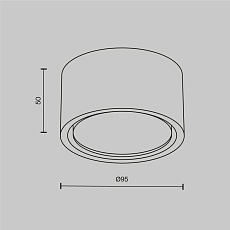 Потолочный светильник Maytoni Technical C001CL-GX53-W 5