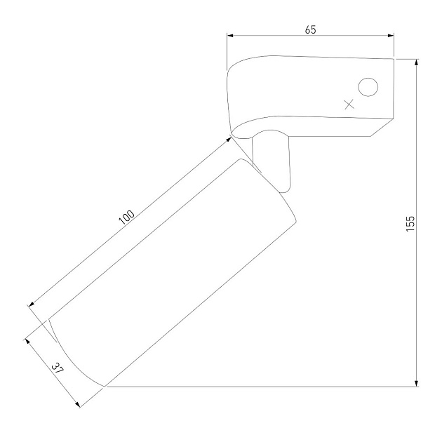 Светодиодный спот Eurosvet Pitch 20143/1 LED титан изображение 2 Светодиодный спот Eurosvet Pitch 20143/1 LED титан Фото № 2
