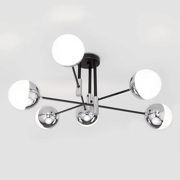 Потолочная люстра Eurosvet Nuvola 70129/6 хром изображение 5 Потолочная люстра Eurosvet Nuvola 70129/6 хром Фото № 5