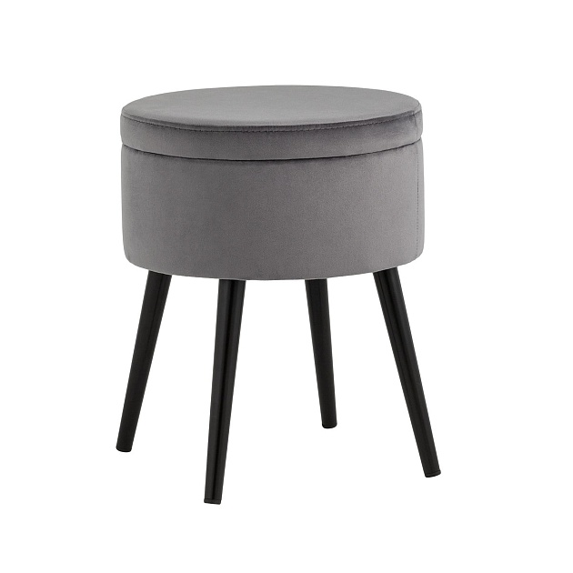 Пуф Stool Group Клайс велюр серый vd-clays-b27 Фото № 1