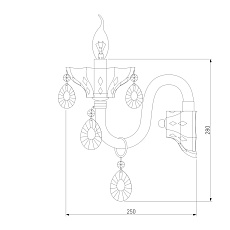 Бра Bogates Lecce 310/1 Strotskis 1