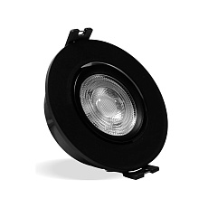 Встраиваемый cветильник Datts SLIMSTAR round one BK