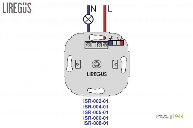 Диммер нажимной Liregus Retro черный матовый 29-220 изображение 2 Диммер нажимной Liregus Retro черный матовый 29-220 Фото № 2