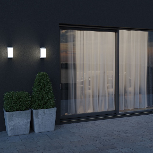 Уличный настенный светодиодный светильник Novotech Street Opal 359299 Фото № 5