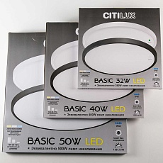 Потолочный светодиодный светильник Citilux Бейсик CL738500V 5
