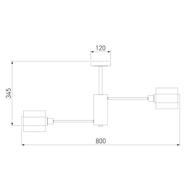 Потолочная люстра Eurosvet Arcada 70127/8 хром Фото № 3
