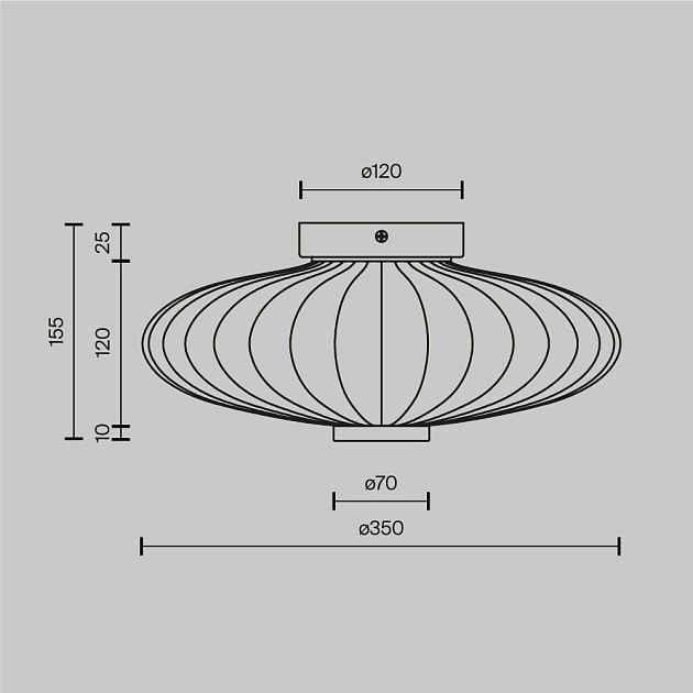 Настенный светодиодный светильник Maytoni Amulet MOD555WL-L4G3K Фото № 4