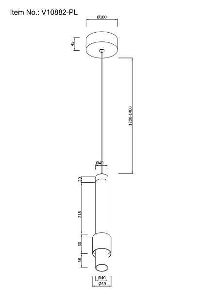 Подвесной светодиодный светильник Moderli Elli V10882-PL изображение 2 Подвесной светодиодный светильник Moderli Elli V10882-PL Фото № 2