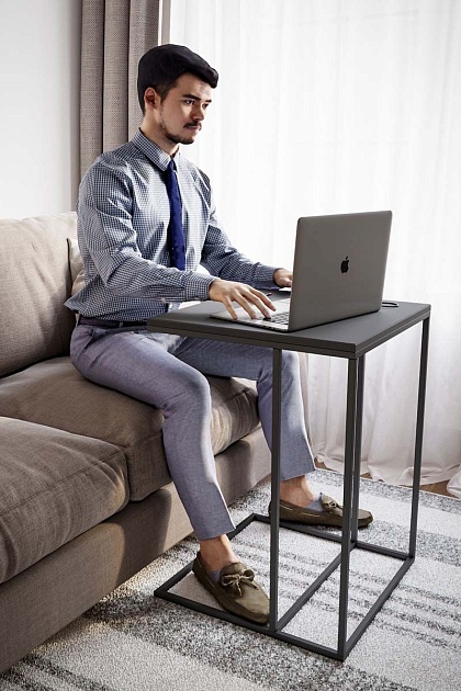 Приставной стол Калифорния Хайгрет графит 4085894503 изображение 3 Приставной стол Калифорния Хайгрет графит 4085894503 Фото № 3