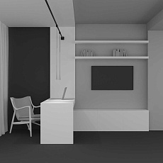 Трековый подвесной светильник Maytoni Technical TR168-1-7W3K-M-BS 1