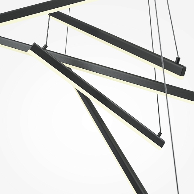 Подвесной светодиодный светильник Maytoni Line MOD016PL-L96BK изображение 4 Подвесной светодиодный светильник Maytoni Line MOD016PL-L96BK Фото № 4