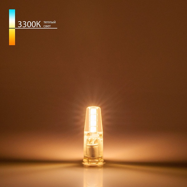 Лампа светодиодная Elektrostandard G4 3W 3300K прозрачная a049602 Фото № 2