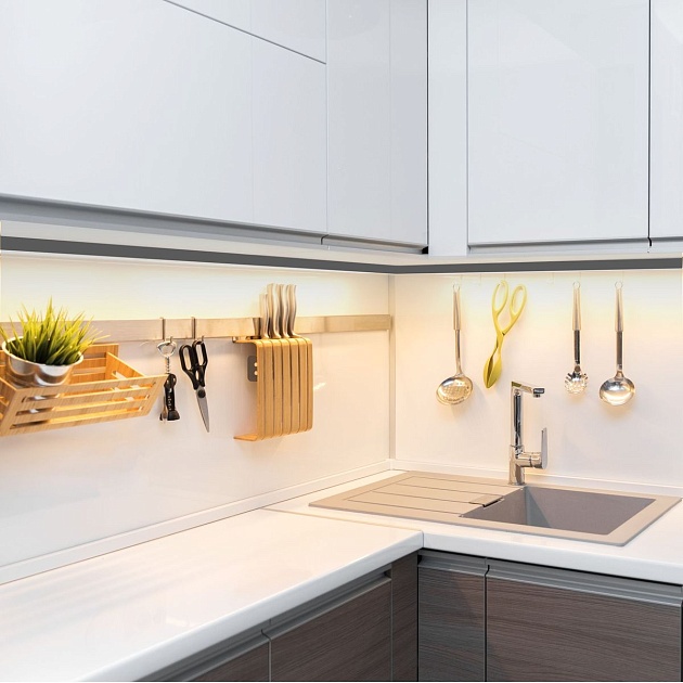 Профиль накладной черный 2м. Apeyron 08-10-01Ч Фото № 6