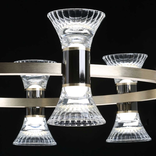 Подвесная светодиодная люстра De Markt Вальтер 551012709 Фото № 8