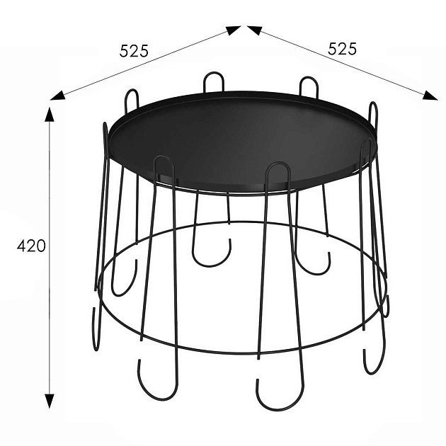 Журнальный стол Мебелик SHT-CT6-2 008658 Фото № 4
