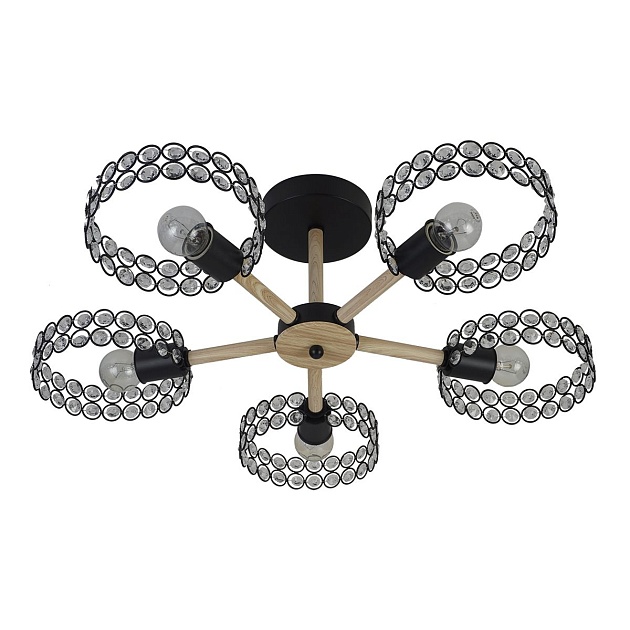 Потолочная люстра Escada Banjo 679/5P Black Фото № 1