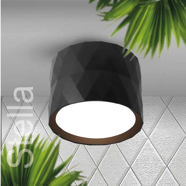 Потолочный светильник WOLTA WSL-GX53/03BL Фото № 1