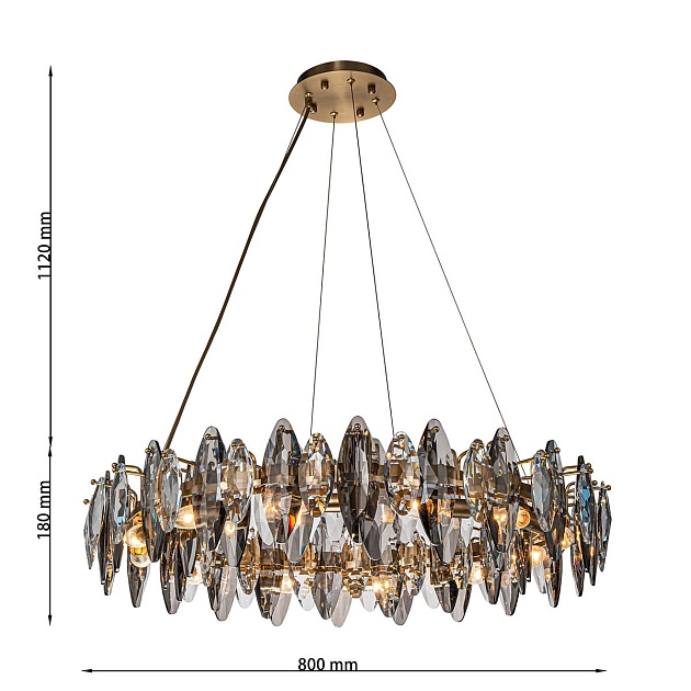 Подвесная люстра Favourite Glans 4303-12P Фото № 2