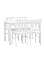 Обеденная группа Stool Group INGRID массив гевеи белый MH750+MH52088 WX4 1