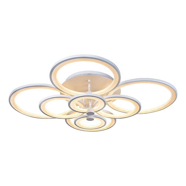 Потолочная светодиодная люстра iLedex Ring A001/8 WH изображение 3 Потолочная светодиодная люстра iLedex Ring A001/8 WH Фото № 3