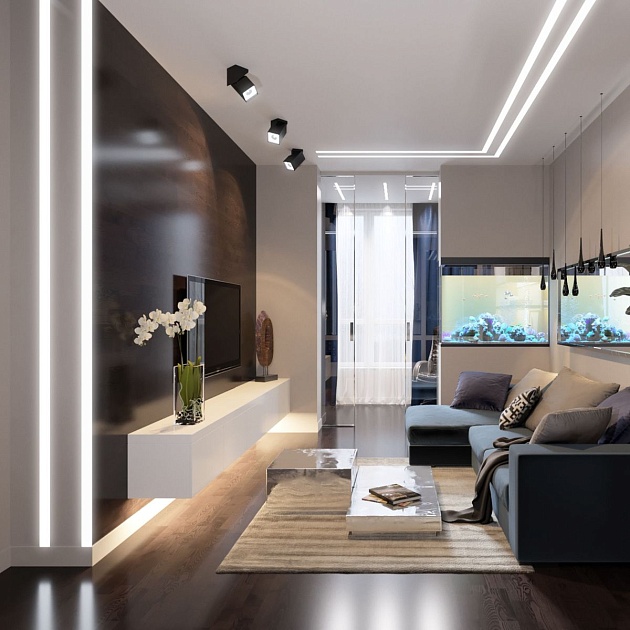 Профиль встраиваемый серебро 2м. Apeyron 08-02-01 Фото № 8