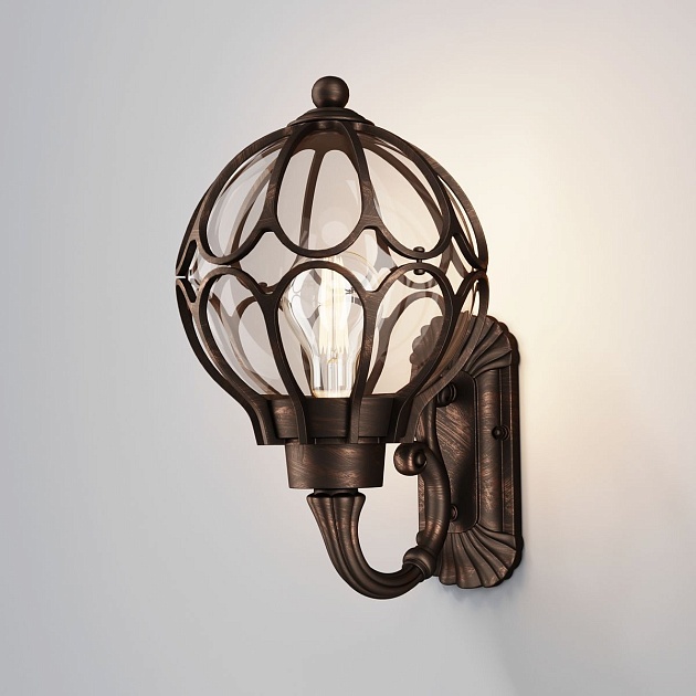 Уличный настенный светильник Maytoni Via O024WL-01G Фото № 7