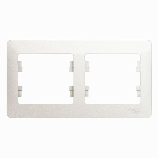 Рамка 2-постовая Systeme Electric Glossa перламутр GSL000602 изображение 1 Рамка 2-постовая Systeme Electric Glossa перламутр GSL000602 Фото № 1