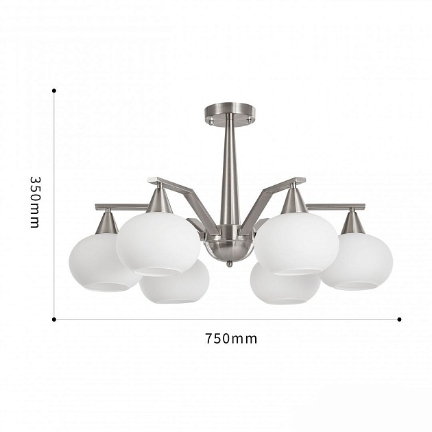 Подвесная люстра Arte Neapolis79807 279807/6 GR Фото № 2