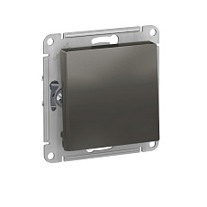 Выключатель одноклавишный Systeme Electric AtlasDesign 10A 250V сталь ATN000915