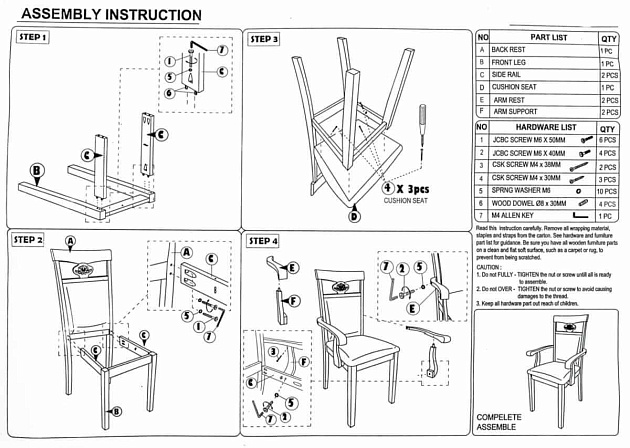 Кухонный стул Woodville Luiza 1996 Фото № 2