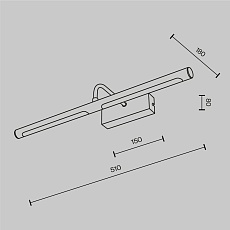 Подсветка Maytoni MIR266WL-L12BS3K 5