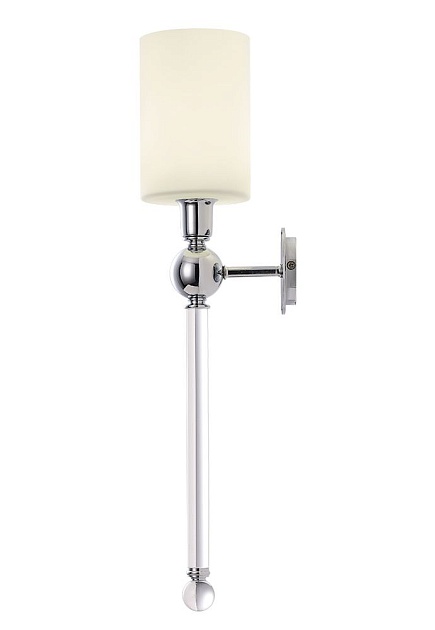 Бра Crystal Lux Mirabella AP1 Chrome/White изображение 5 Бра Crystal Lux Mirabella AP1 Chrome/White Фото № 5
