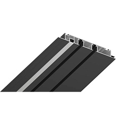 Карнизный профиль шириной 140 мм, черный, 2м Kraab Systems UMBRA 70.18.2