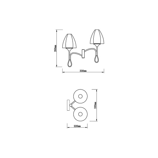 Бра Vele Luce Oro VL5654W22 изображение 4 Бра Vele Luce Oro VL5654W22 Фото № 4
