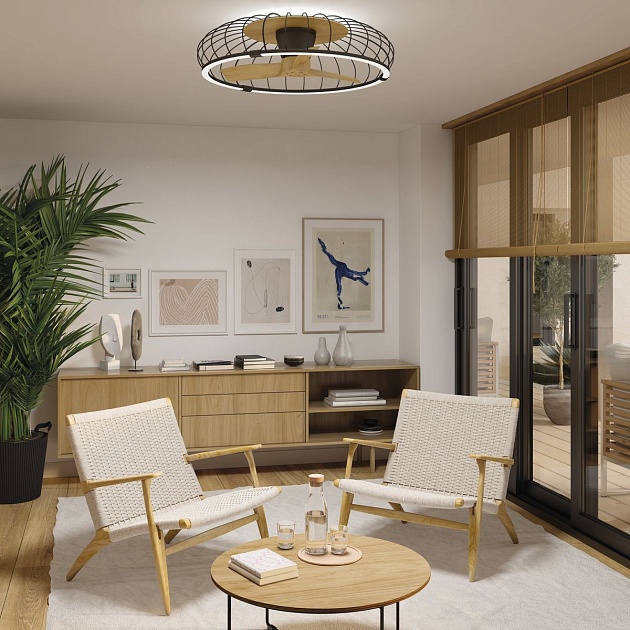 Потолочная светодиодная люстра-вентилятор Mantra Nature 7808 изображение 6 Потолочная светодиодная люстра-вентилятор Mantra Nature 7808 Фото № 6