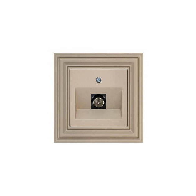 ТВ-розетка Liregus Retro кремовый омбре 29-133 Фото № 1