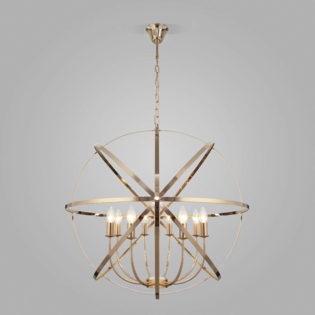 Подвесная люстра Eurosvet Santi 60139/8 золото Фото № 4