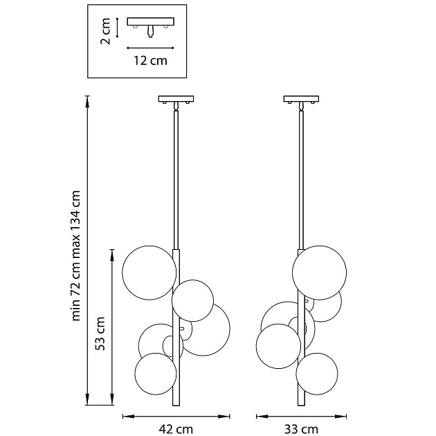 Подвесная люстра Lightstar Croco 815053 Фото № 3