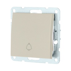 Выключатель-кнопка LK Studio 1-кл.(схема 1Т) 16 A, 250 B (бежевый) LK60 860501-1 2