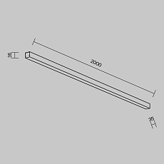 Линейный светильник Maytoni Technical LL311008 5