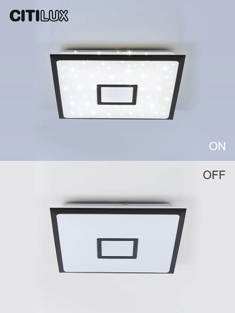 Потолочный светодиодный светильник Citilux Старлайт Смарт CL703AK55G изображение 13 Потолочный светодиодный светильник Citilux Старлайт Смарт CL703AK55G Фото № 13