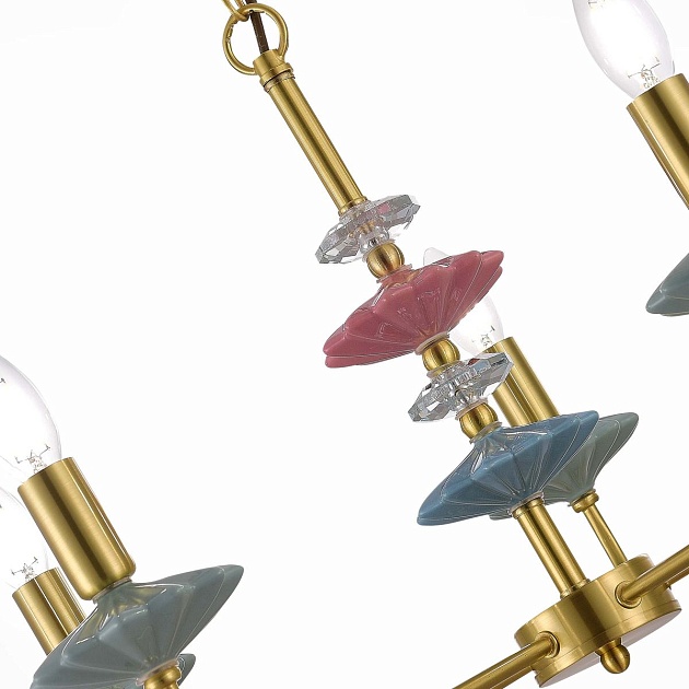 Подвесная люстра Evoluce Attic SLE1117-203-05 изображение 2 Подвесная люстра Evoluce Attic SLE1117-203-05 Фото № 2