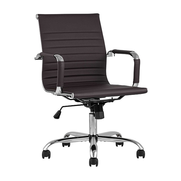 Офисное кресло TopChairs City S коричневое D-101 brown изображение 1 Офисное кресло TopChairs City S коричневое D-101 brown Фото № 1