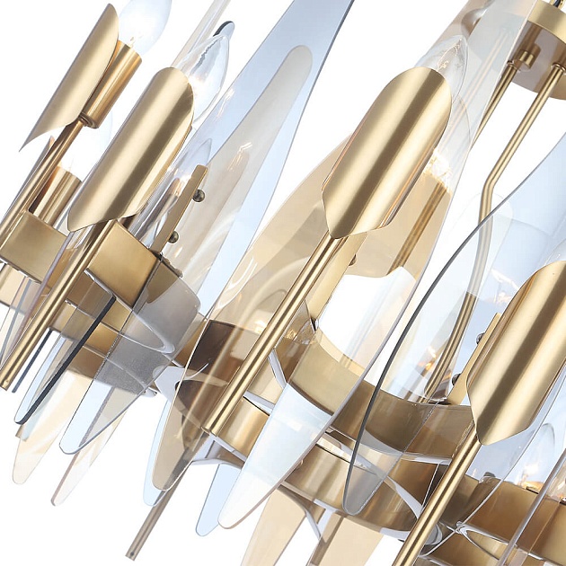 Подвесная люстра Crystal Lux Casa SP-PL12 Brass Фото № 5